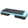 Adjustable Aerobic Step Workout Step with 4 Risers Fitness & Exercise Platform Trainer Blue