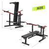 Weight Chest Press Bench - Weight Bench Press Machine 11 Adjustable Positions Flat Incline for Chest & Arm Ab Workout