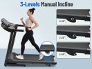 Electric Motorized Treadmill with Audio Speakers, Max. 10 MPH and Incline for Home Gym