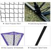 Soozier Baseball Practice Net Set with 7.5x7ft Catcher Net, Ball Caddy and Batting Tee