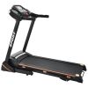 Folding Electric 3.5HP Treadmill With Incline Medium Running Machine Motorised LCD Gym 330lbs Folding Treadmill Electric Motorized Power 14.8KM/H Runn