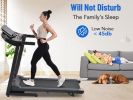 Electric Motorized Treadmill with Audio Speakers, Max. 10 MPH and Incline for Home Gym