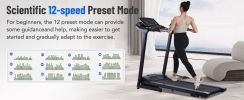 Electric Motorized Treadmill with Audio Speakers, Max. 10 MPH and Incline for Home Gym