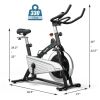 Indoor Gym 30 lbs Magnetic-Resistance Flywheel Fixed Training Bicycle