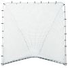 Soozier 6' x 6' Folding Lacrosse Goal, Backyard Lacrosse Net with Steel Frame, Soccer & Lacrosse Training Equipment for Kids, Youth, Adults