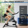 Indoor Gym 30 lbs Magnetic-Resistance Flywheel Fixed Training Bicycle