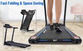 Electric Motorized Treadmill with Audio Speakers, Max. 10 MPH and Incline for Home Gym