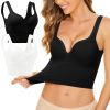 Women's Sports Bra, Moderate Support, Seamless Sports Bra for Women