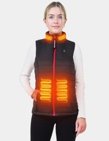 ANTARCTICA GEAR Women's Heated Vest With 16000mAh Battery Pack, Rechargable Lightweight Heated Vest for Winter Outdoor (Color: Black, size: M)