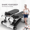 Mini Stepper for Exercise - 300 LBS Loading Capacity, Hydraulic Fitness Stepper with LCD Monitor