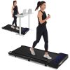 Walking Pad Under Desk Treadmill for Home Office -2.5HP Walking Treadmill 0.6-4MPH 300LBS Capacity Treadmill for Walking Running Remote Control Batter