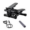 Mini Fitness Stepper, Hydraulic Fitness Stepper with Resistance Bands and Display, Silent Design, Weight Capacity 300LBS